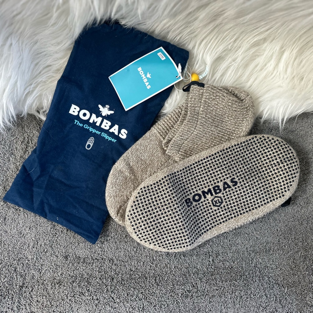 Bombas Beige Slipper Socks